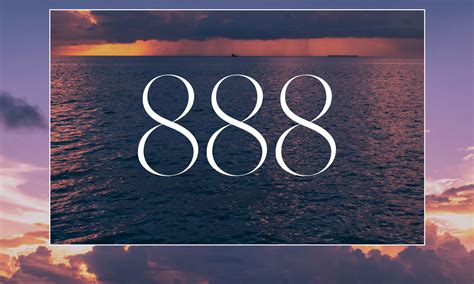 888 betyder|Ängelnummer 888 .